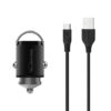 somostel ładowarka samochodowa usb/typ-c + kabel typ-c - typ-c 5a 1m power delivery pd+qc3.0 czarny sms-a40