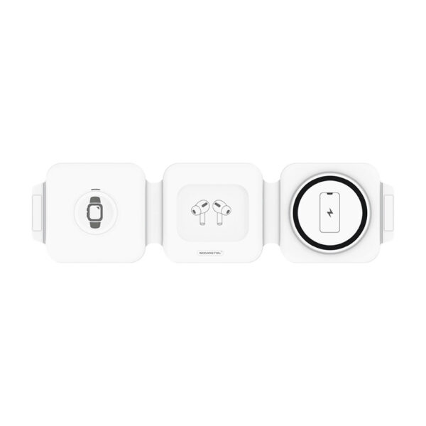 somostel ładowarka bezprzewodowa indukcyjna typ-c 22.5w 1m magsafe biały sms-zb18