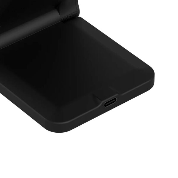 somostel ładowarka indukcyjna bezprzewodowa qi 15w czarna fast charger sms-zb21