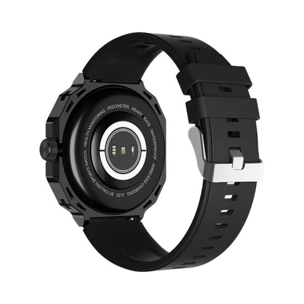 somostel zegarek smartwatch +2 koperty metalowe czarny sms-sk22