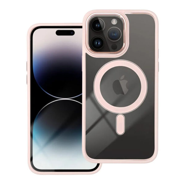 nakładka magsafe color edge case do iphone 17 pro różowy