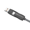 somostel kabel 4w1 usb / typ-c - lightning / typ-c 3.1a 60w qc pd szary sms-bj14