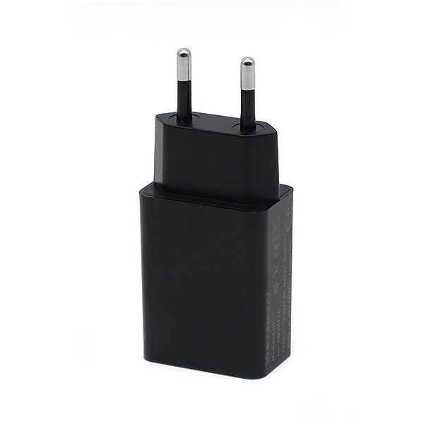 denmen ładowarka sieciowa usb + kabel usb - typ-c 2.4a 12w czarny dc01tb