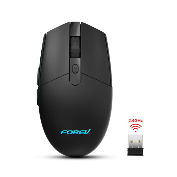 forev mysz bezprzewodowa gamingowa czarna fv-g304