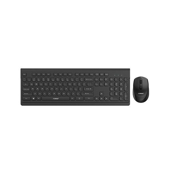 forev klawiatura bezprzewodowa + mysz zestaw business czarna fv-w306
