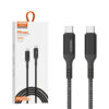 somostel kabel wzmacniany typ-c - typ-c 60w 2m pd pps czarny sms-bw18