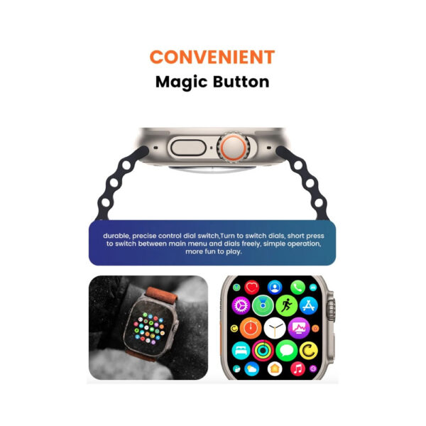 somostel zegarek smartwatch niebieski sms-t800u