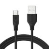 somostel kabel usb - typ-c 3.1a 30w 3m quick charge qc3.0 czarny sms-bt03