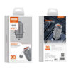 somostel ładowarka samochodowa usb / typ-c 5a 30w qc pd srebrny sms-a99