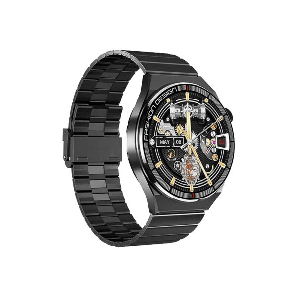 somostel zegarek smartwatch + 3 paski czarny sms-h4max