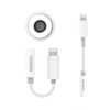 somostel adapter hf apple lightning - jack 3,5 cala biały sms-bz01