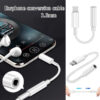 adapter lightning do mini jack 3,5mm przejściówka biały iphone mmx62zm box appx