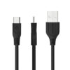 somostel kabel usb - typ-c 3.1a 30w 3m quick charge qc3.0 czarny sms-bt03