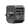 somostel adapter zasilania cały świat 2x usb / typ-c 20w qc pd czarny sms-q43