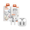 somostel słuchawki bluetooth douszne tws bt 5.0 biały stero sms-j41