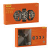 somostel zegarek smartwatch + 3 paski czarny sms-h4max