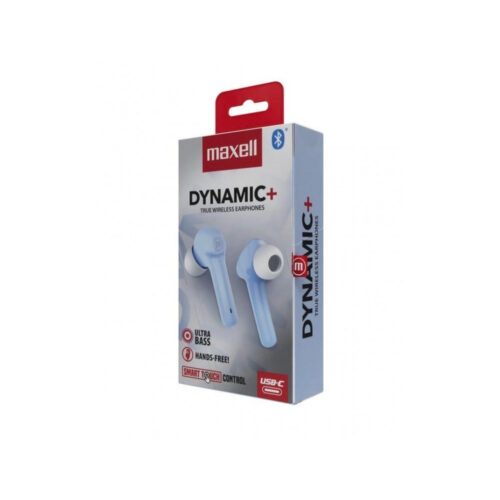 maxell słuchawki bluetooth tws dynamic+ niebieskie