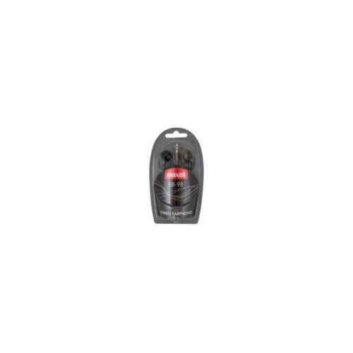 maxell słuchawki przewodowe douszne jack 3,5mm czarny eb-98