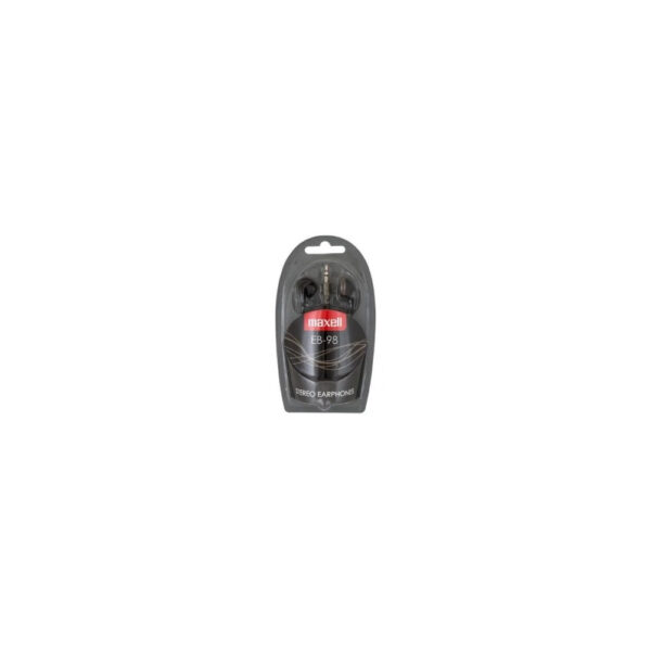 maxell słuchawki przewodowe douszne jack 3,5mm czarny eb-98
