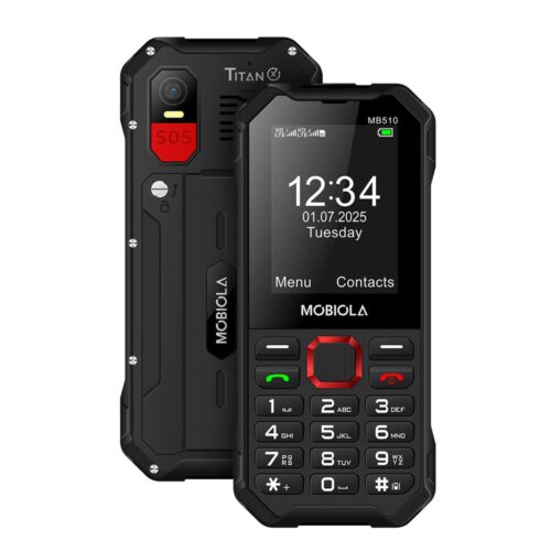 mobiola telefon dla seniora mb510 titanx 4g czarny
