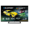 blaupunkt telewizor smart tv google tv full hd q-led 32" czarny 32qbg6000s