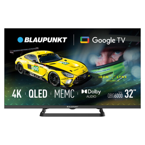 blaupunkt telewizor smart tv google tv full hd q-led 32" czarny 32qbg6000s