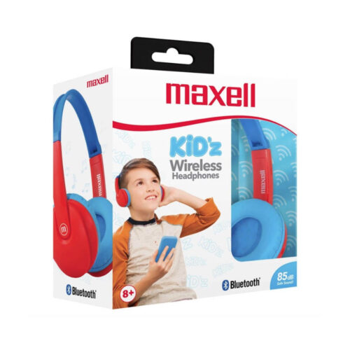 maxell słuchawki nauszne bluetooth kids turquoise