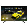 blaupunkt telewizor smart tv google tv uhd 43" czarny 43ugc5500s