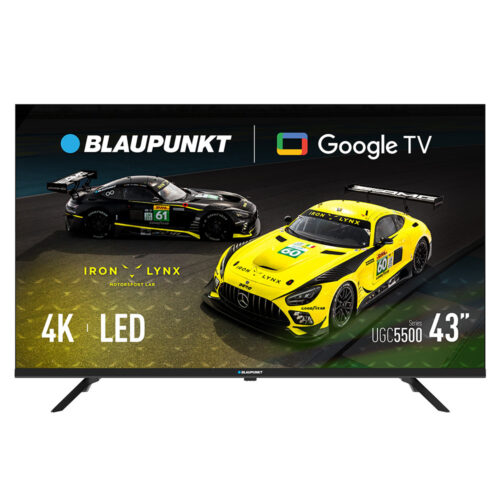 blaupunkt telewizor smart tv google tv uhd 43" czarny 43ugc5500s