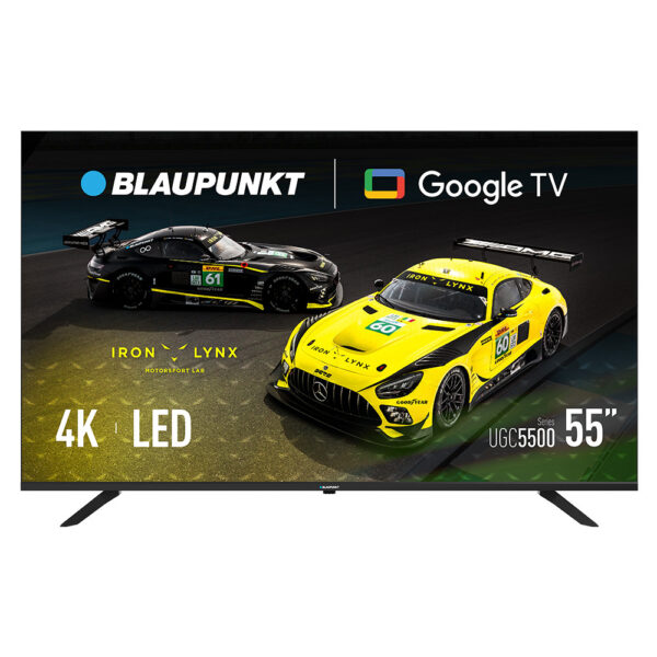 blaupunkt telewizor smart tv google tv uhd 55" czarny 55ugc5500s