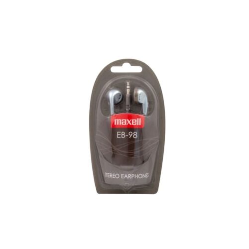 maxell słuchawki przewodowe douszne jack 3,5mm srebrny eb-98