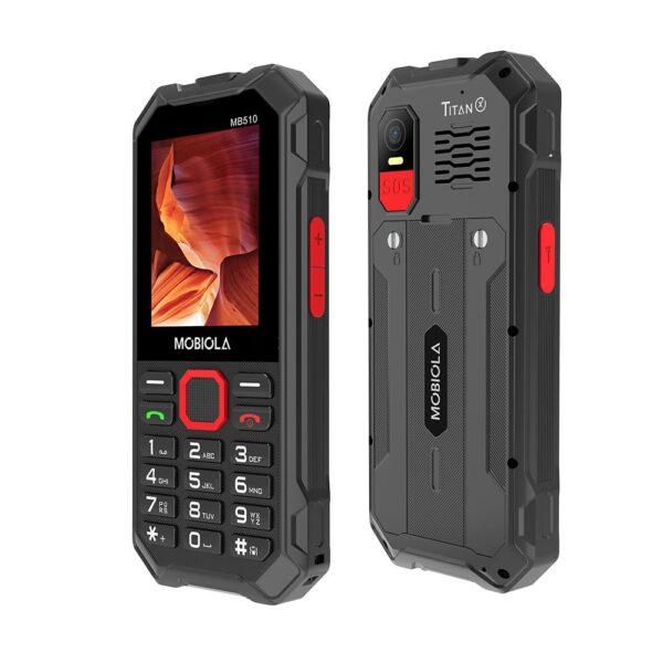mobiola telefon dla seniora mb510 titanx 4g czarny