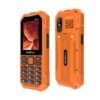 mobiola telefon dla seniora mb510 titanx 4g pomarańczowy