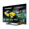 blaupunkt telewizor smart tv google tv full hd q-led 32" czarny 32qbg6000s