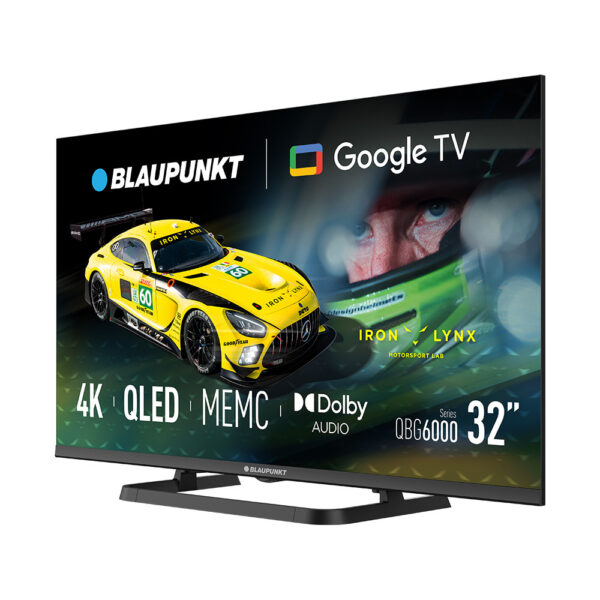 blaupunkt telewizor smart tv google tv full hd q-led 32" czarny 32qbg6000s