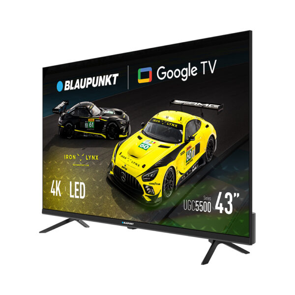 blaupunkt telewizor smart tv google tv uhd 43" czarny 43ugc5500s