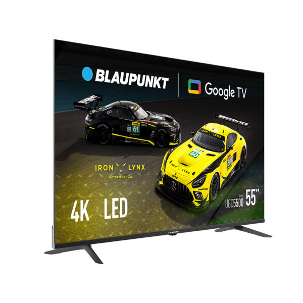 blaupunkt telewizor smart tv google tv uhd 55" czarny 55ugc5500s