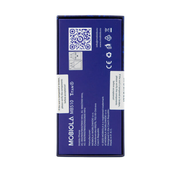 mobiola telefon dla seniora mb510 titanx 4g czarny